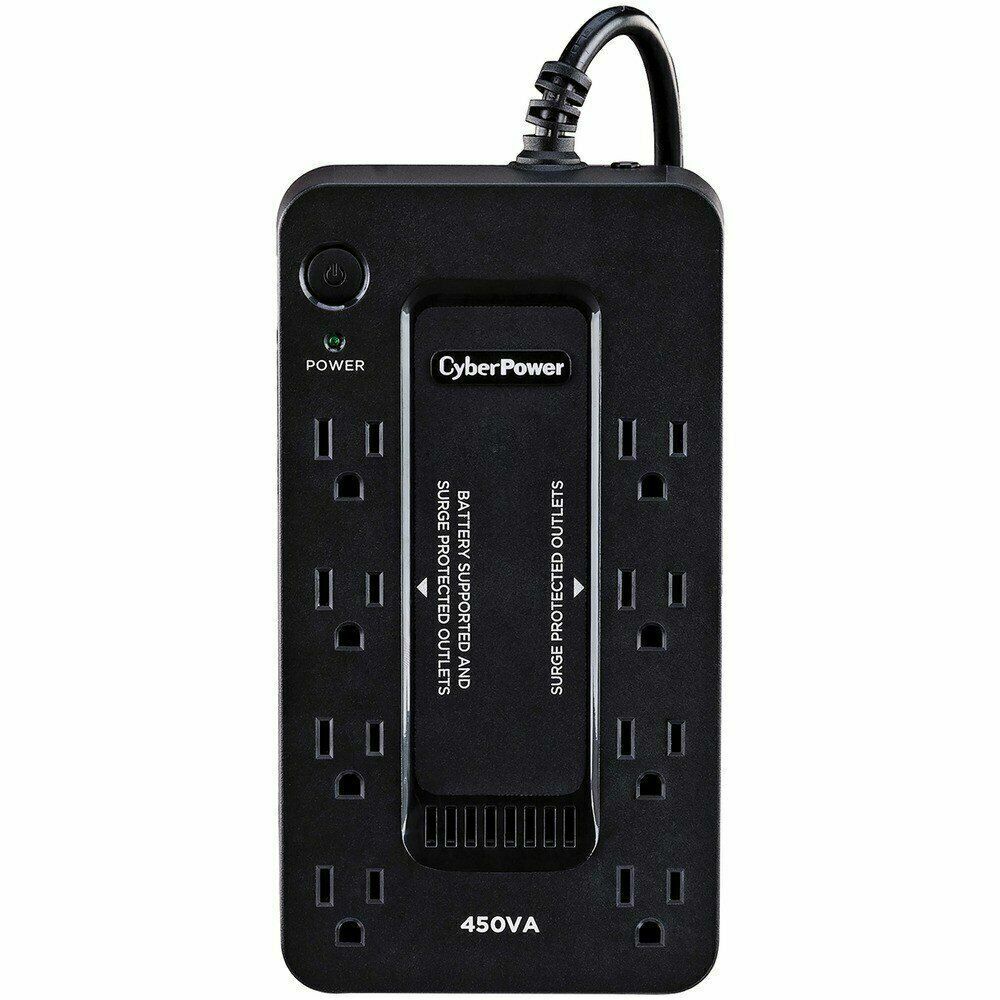 CyberPower SE450G1 8-Outlet 450VA PC Battery Back-Up System and Surge Protector