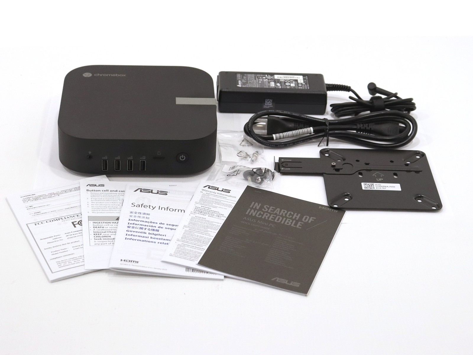 Asus Chromebox 5a Intel Core i3-1315U 8GB 128GB NVMe Chrome OS - Very Good Asus Chromebox 5a Intel Core i3-1315U 8GB 128GB NVMe Chrome OS - Very Good