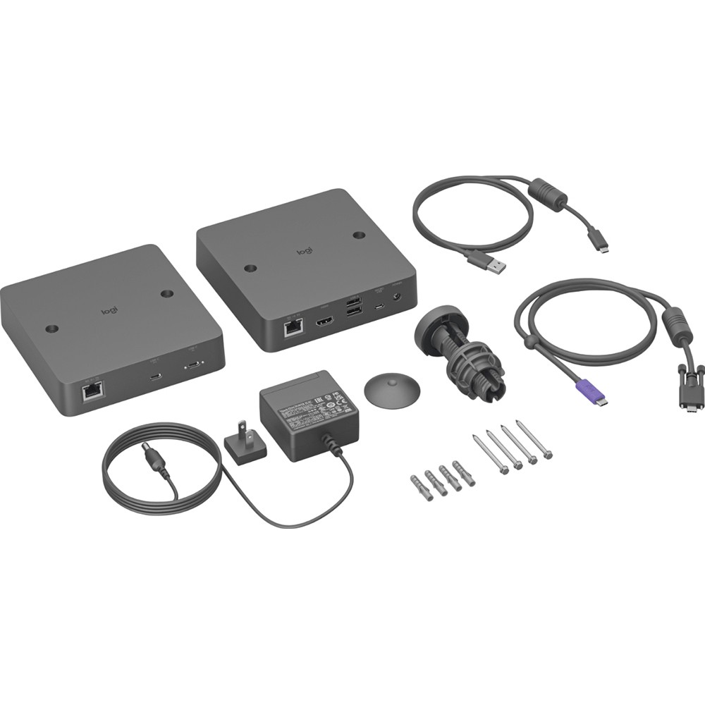 Logitech VC Extend BYOD Meeting Room System in Black - 952-000188