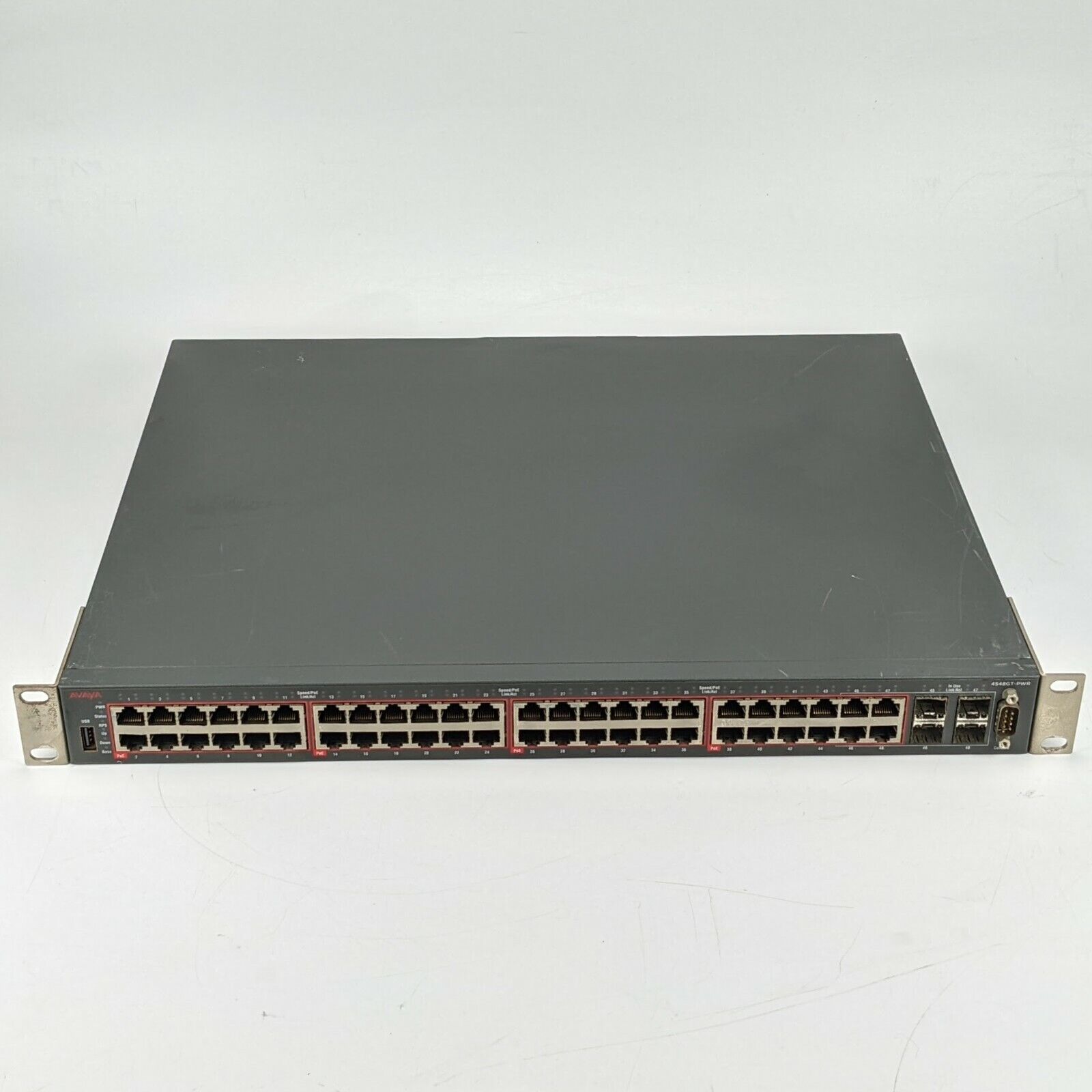 AVAYA 4548GT-PWR 48-Port POE Ethernet Routing Switch - TESTED -  1