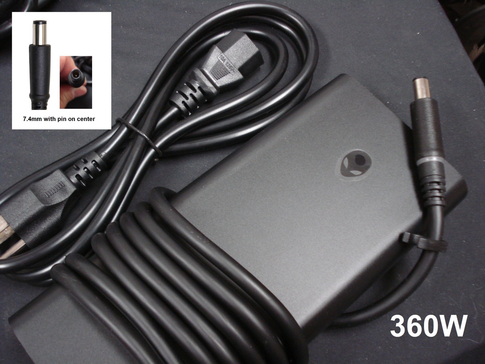 New OEM HA360PM230 19.5V 18.46A 360W Dell Alienware 16 Area-51 GaN AC Adapter New OEM HA360PM230 19.5V 18.46A 360W Dell Alienware 16 Area-51 GaN AC Adapter