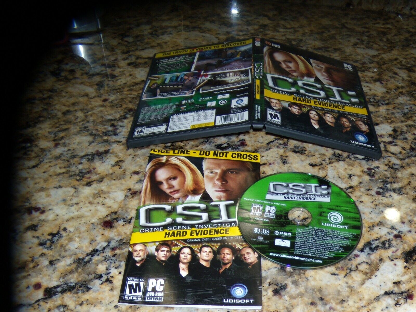 CSI: Crime Scene Investigation Hard Evidence (PC, 2007) Mint Game