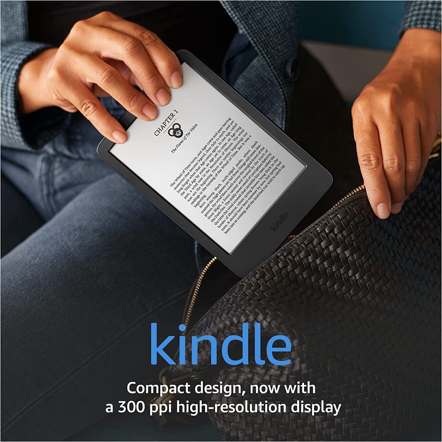 Kindle – The lightest and most compact Kindle, with extended battery life, adjus
