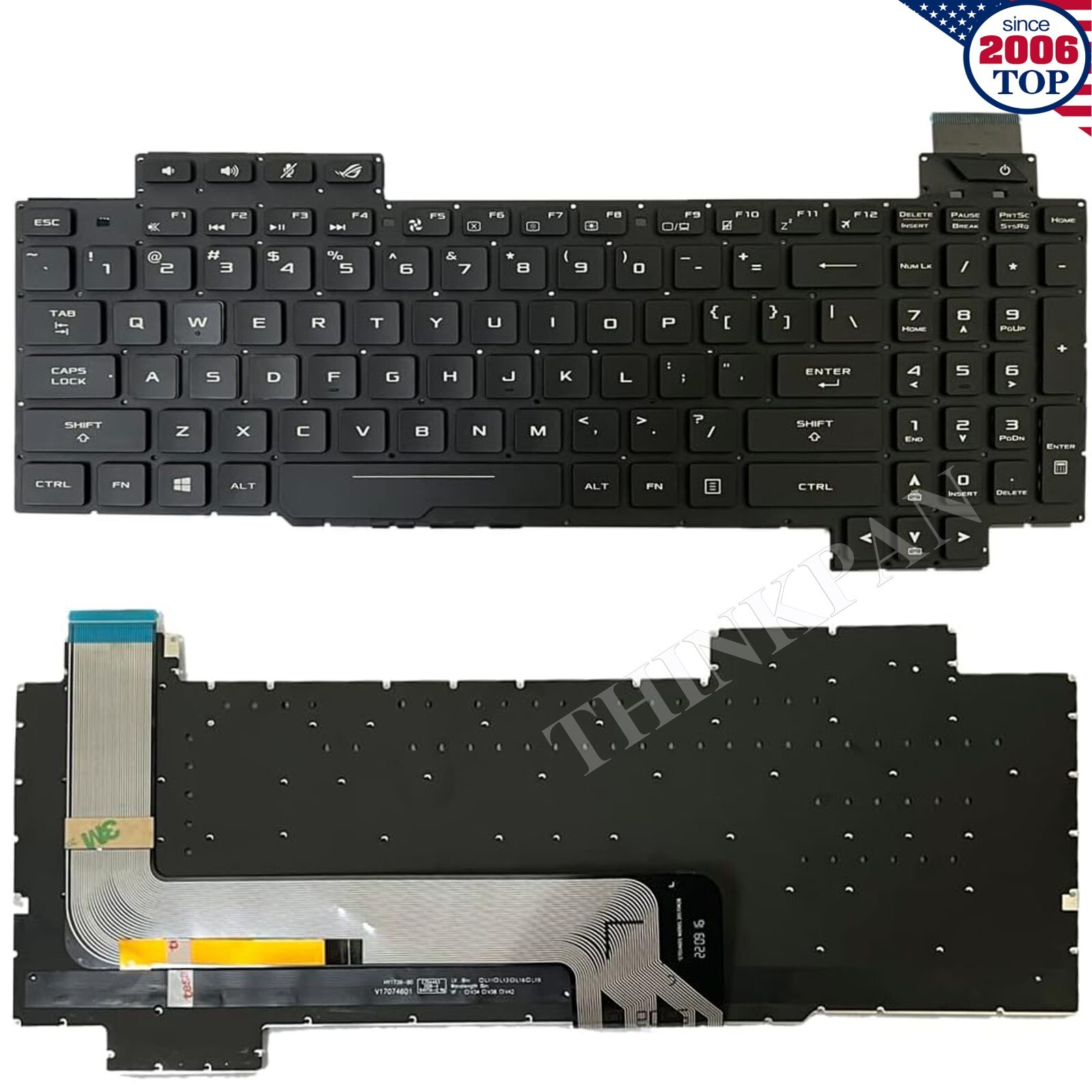 US Keyboard Backlit for Asus ROG Strix GL503 GL503V GL703V GL703VD GL703GE US Keyboard Backlit for Asus ROG Strix GL503 GL503V GL703V GL703VD GL703GE