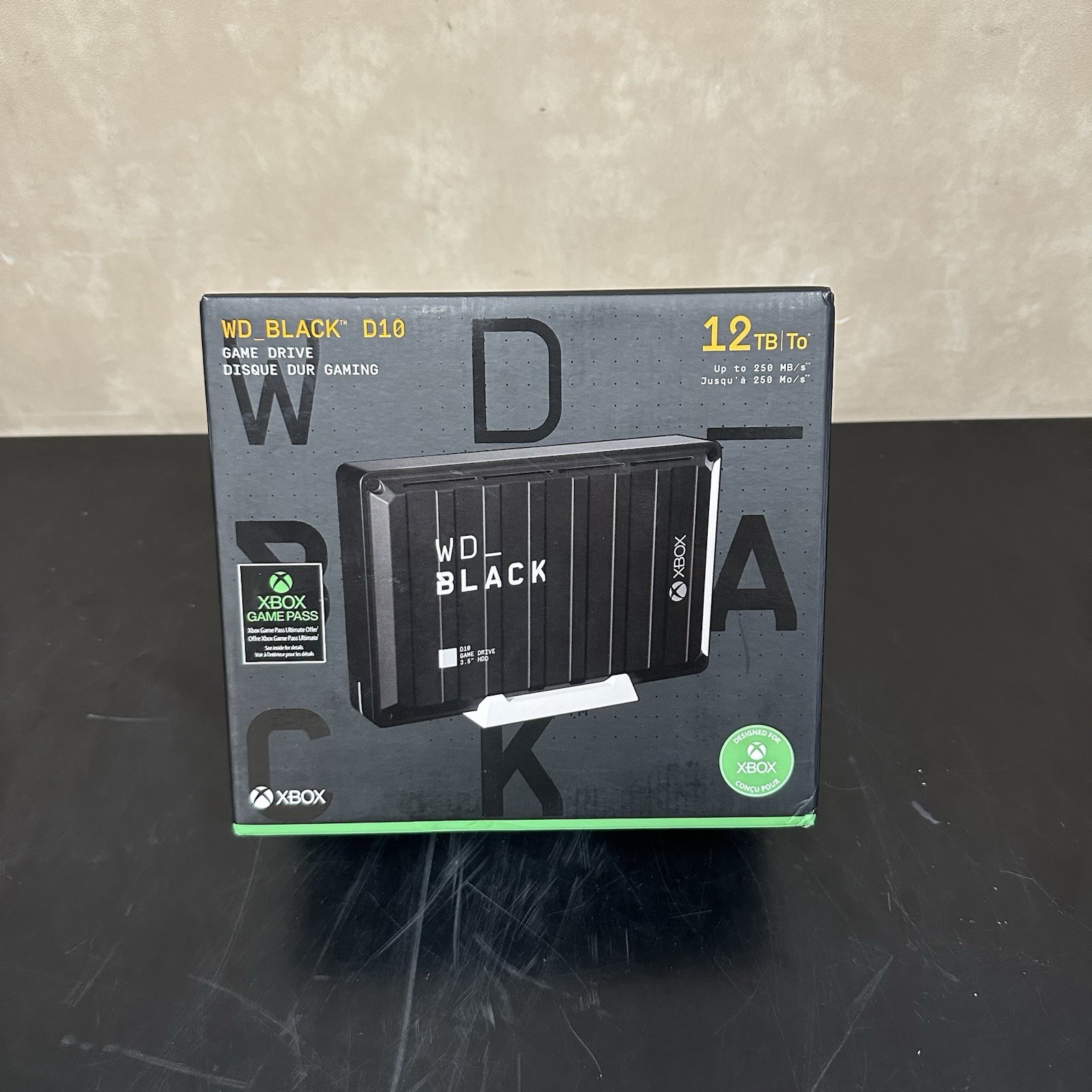 WD Black D10 12TB External Portable Game Hard Drive for XBOX 7200 RPM WD Black D10 12TB External Portable Game Hard Drive for XBOX 7200 RPM