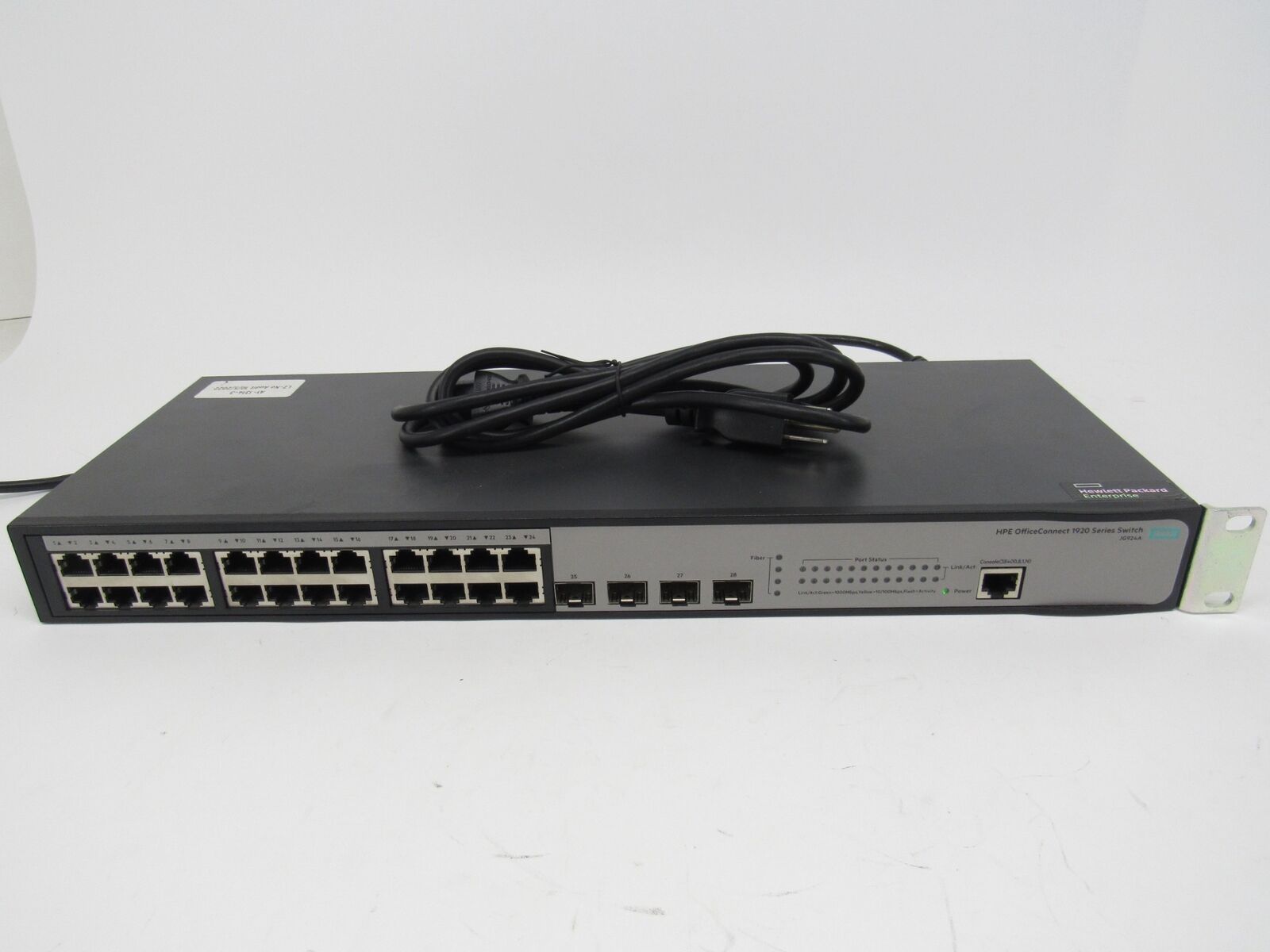 HPE Enterprise JG924A HP 1920-24G-POE+ 370W Switch Office Connect W/Power Cable