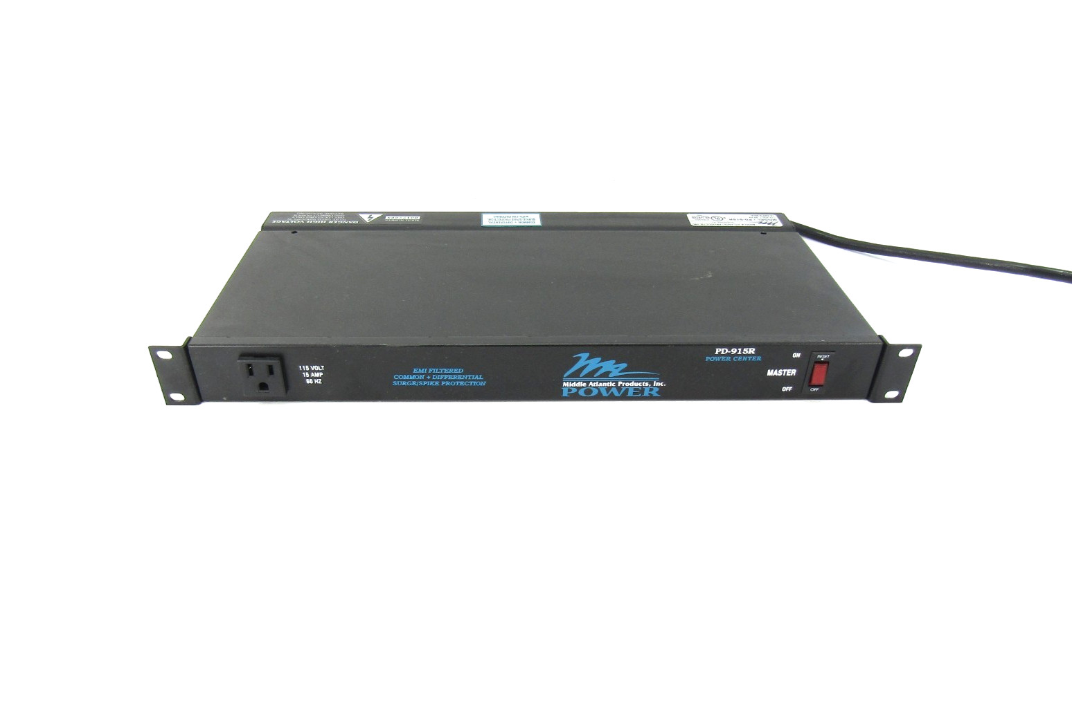 Middle Atlantic Products PD-915R Power Distribution Center w/ EMI Filtering Middle Atlantic Products PD-915R Power Distribution Center w/ EMI Filtering