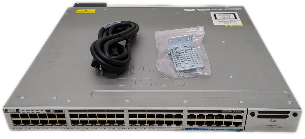 Cisco WS-C3850-12X48U-S 48-Port UPoE Switch 1100W PSU