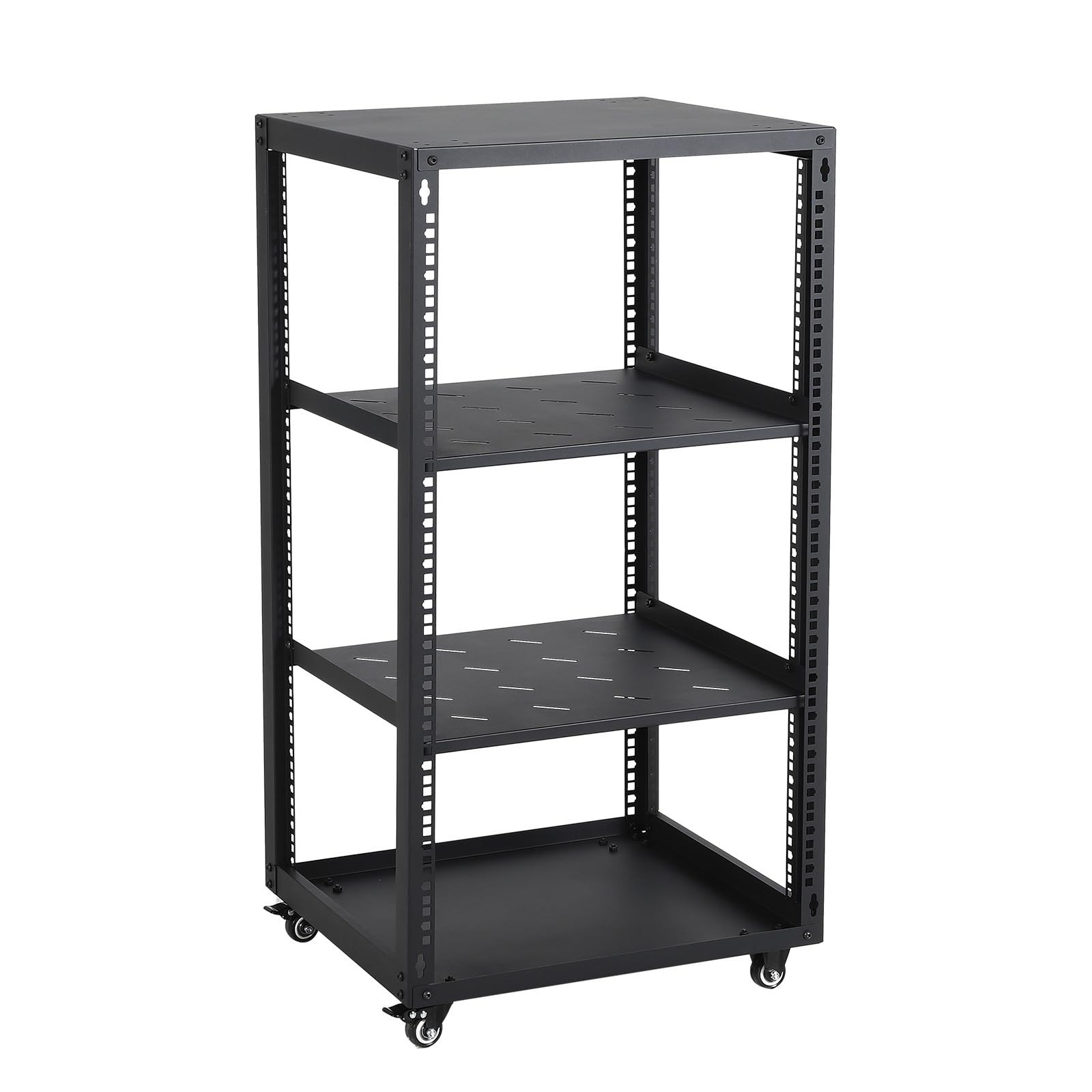 12U 15U 20U Open Frame Network Rack for IT & AV Gear Floor Standing Wall Mounted 12U 15U 20U Open Frame Network Rack for IT & AV Gear Floor Standing Wall Mounted