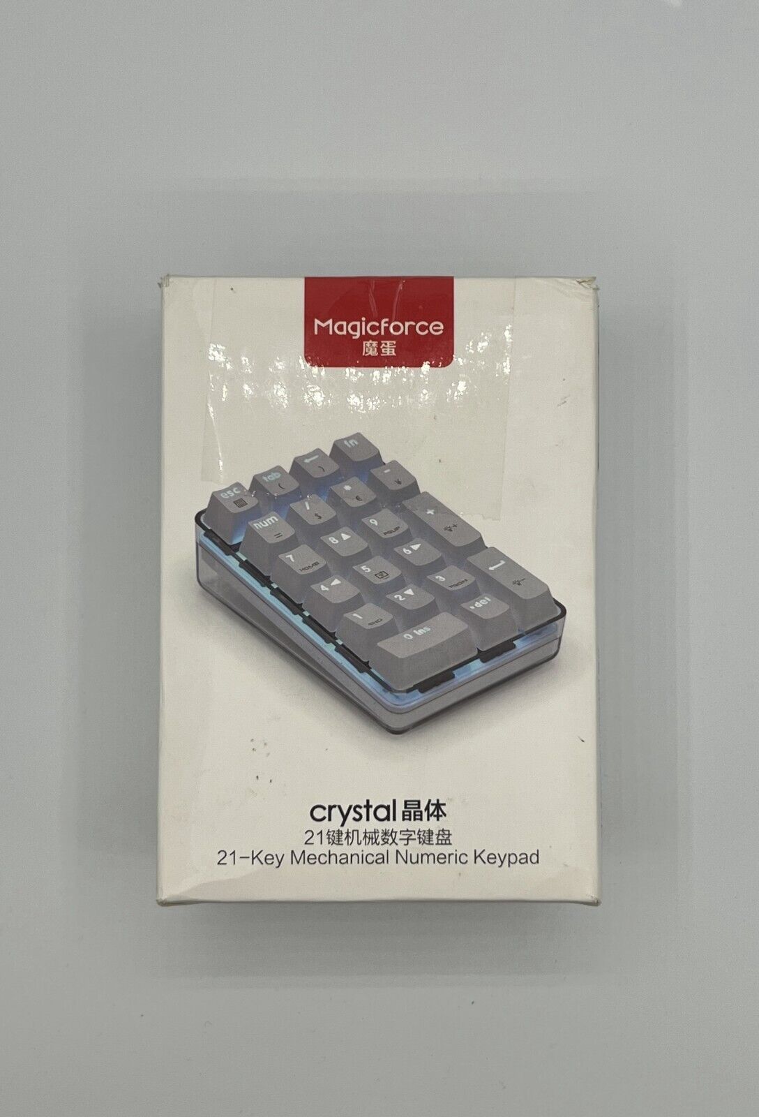 Magicforce Crystal 21-Key Smart Bluetooth Wireless Mechanical Numeric Keyboard