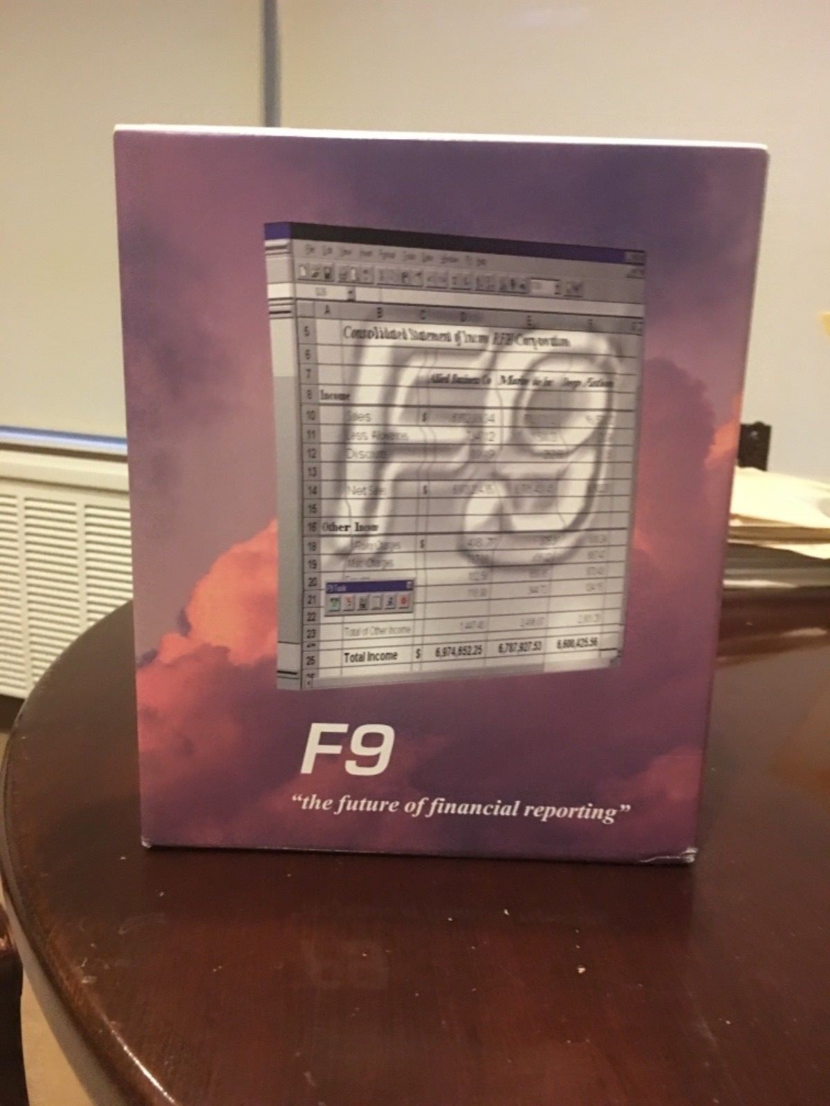 Awesome F9 for Accpac Windows . Originally $3500