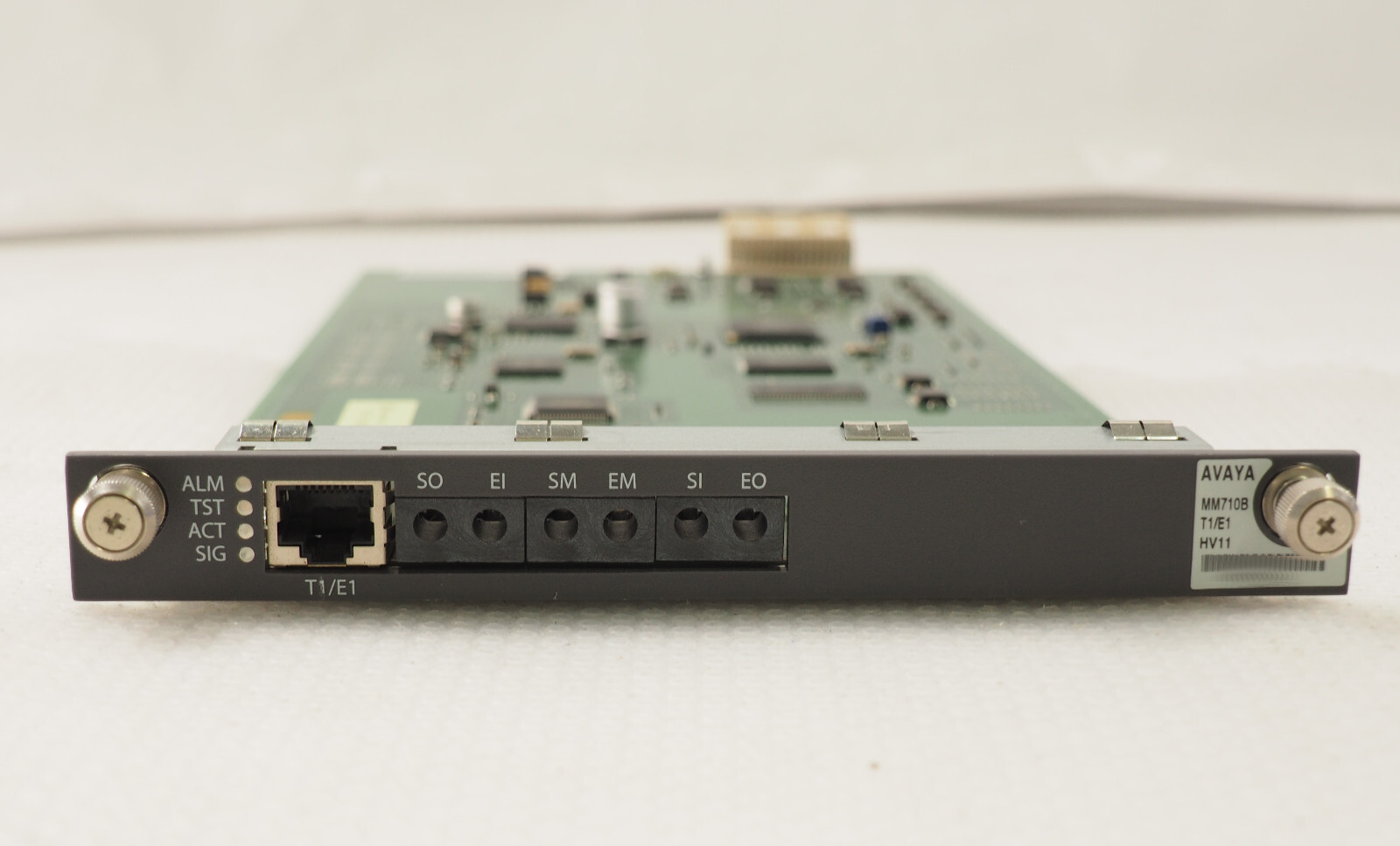 Avaya MM710B Series 5 T1/E1 HV11 700466634 700450836 Media Module