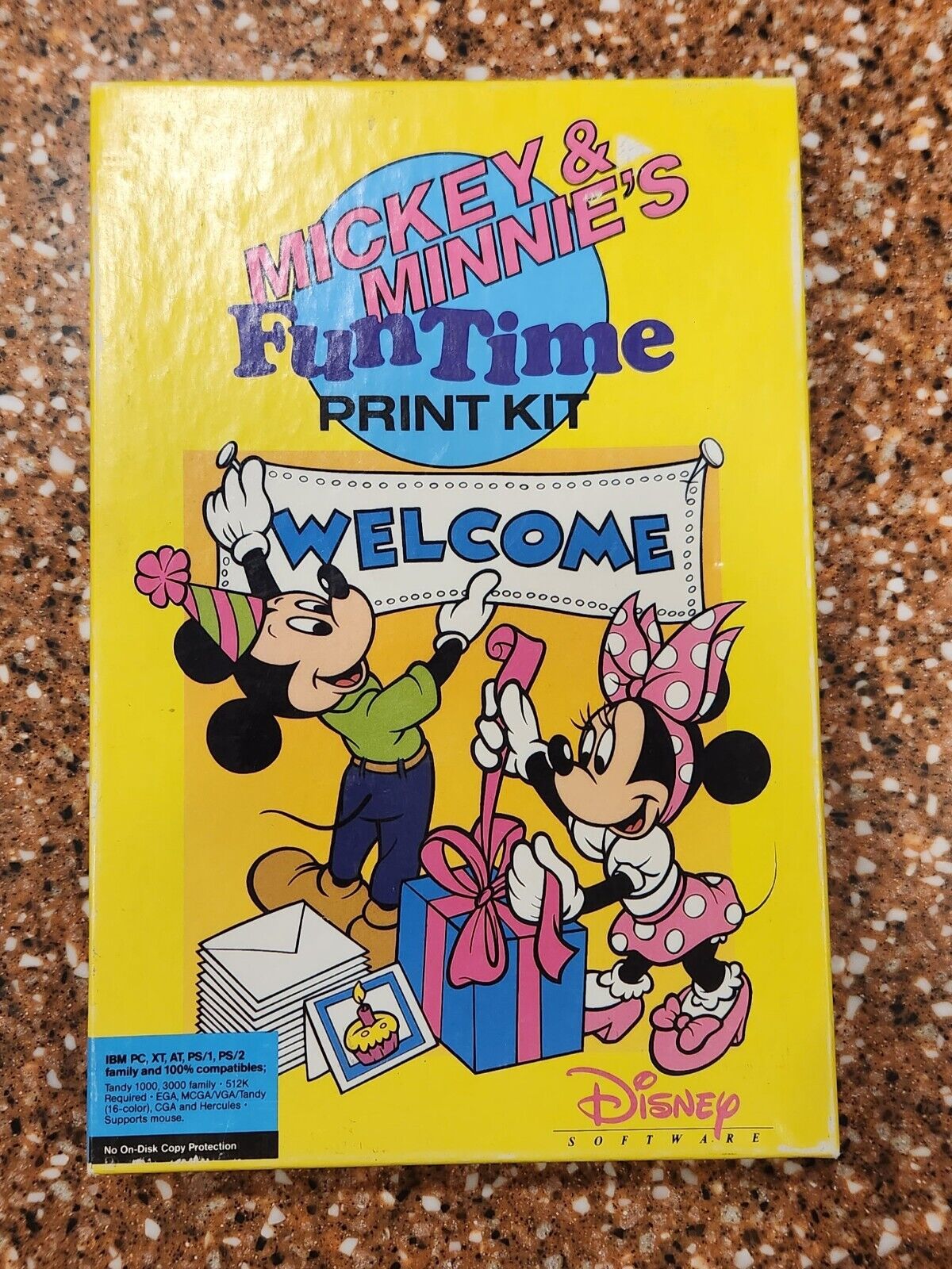 Disney Mickey and Minnie\'s Fun Time Print Kit Vintage PC Software, 3.5\