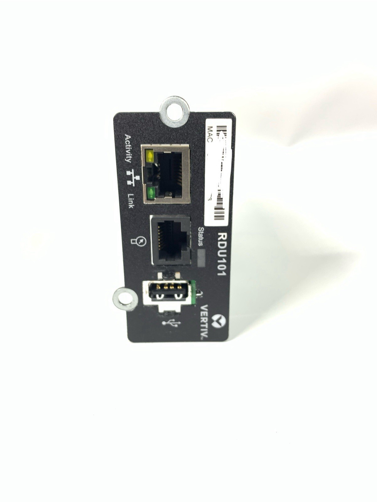 Vertiv Liebert RDU101 IntelliSlot Network Communications Card SNMP UPS Open Box Vertiv Liebert RDU101 IntelliSlot Network Communications Card SNMP UPS Open Box