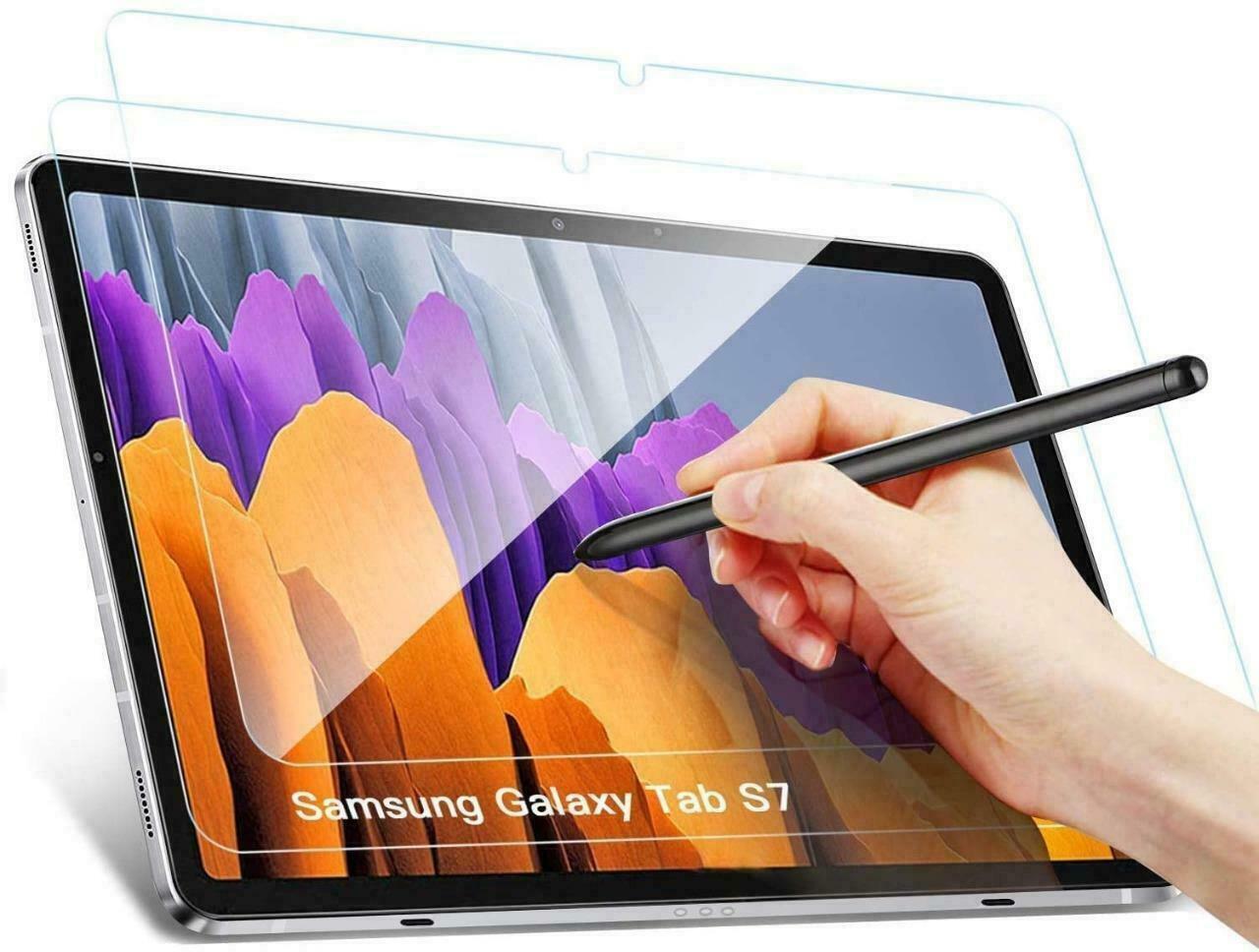 For Samsung Galaxy Tab S7 / S7 Plus Tempered Glass Screen Protector Anti-Scratch