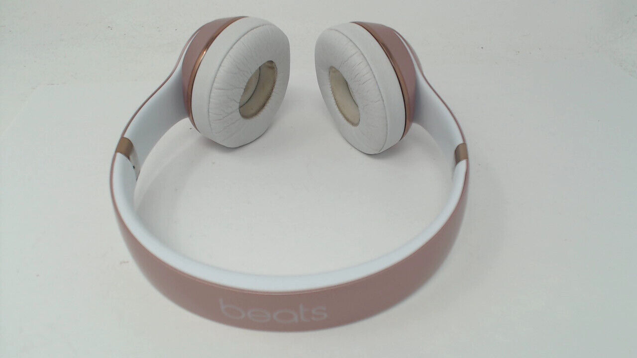 Beats Solo 3 Wireless A1796 Headphones Rose Gold Pink - DISCOLORED EAR PADS