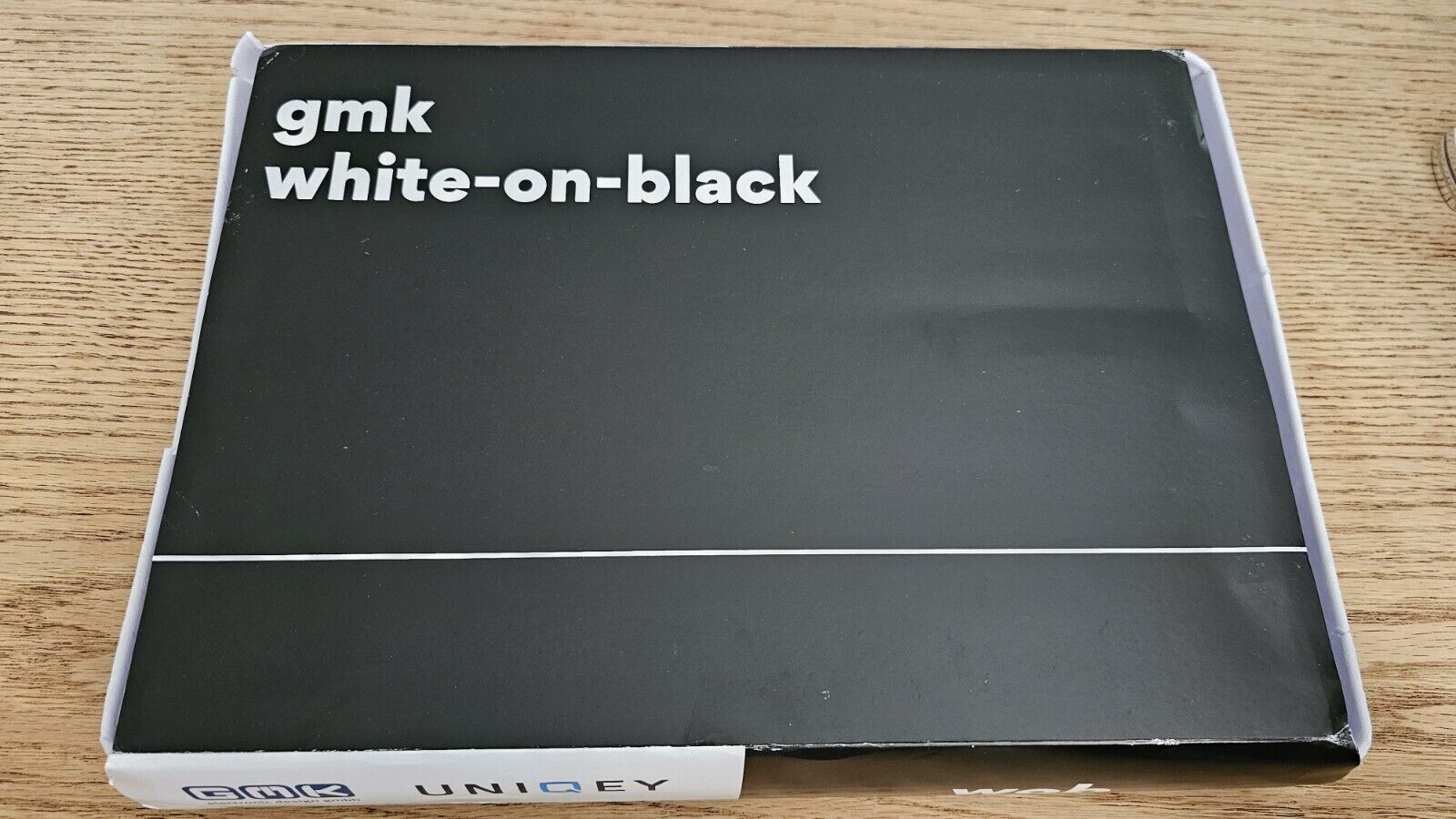 Drop GMK Uniqey White on Black Please Read Description