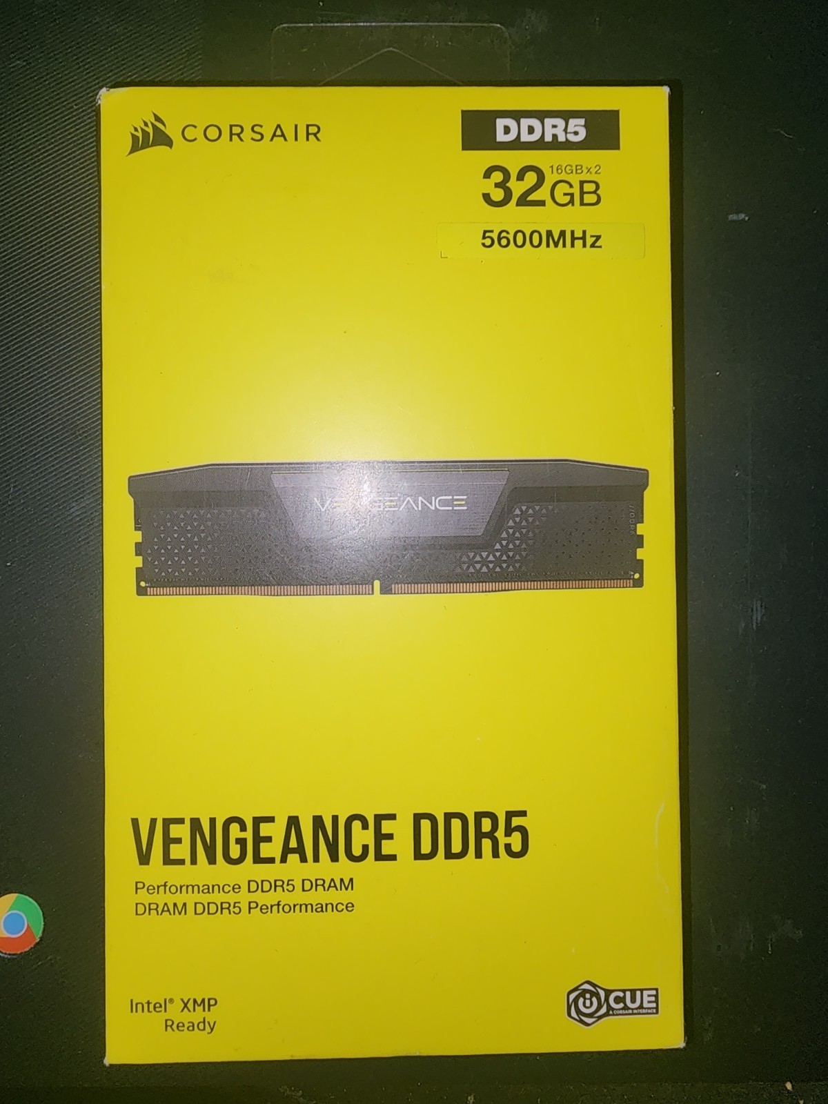 Corsair Vengeance DDR5 32GB (2x16GB) 5600 DIMM Intel XMP CMK32GX5M2B
