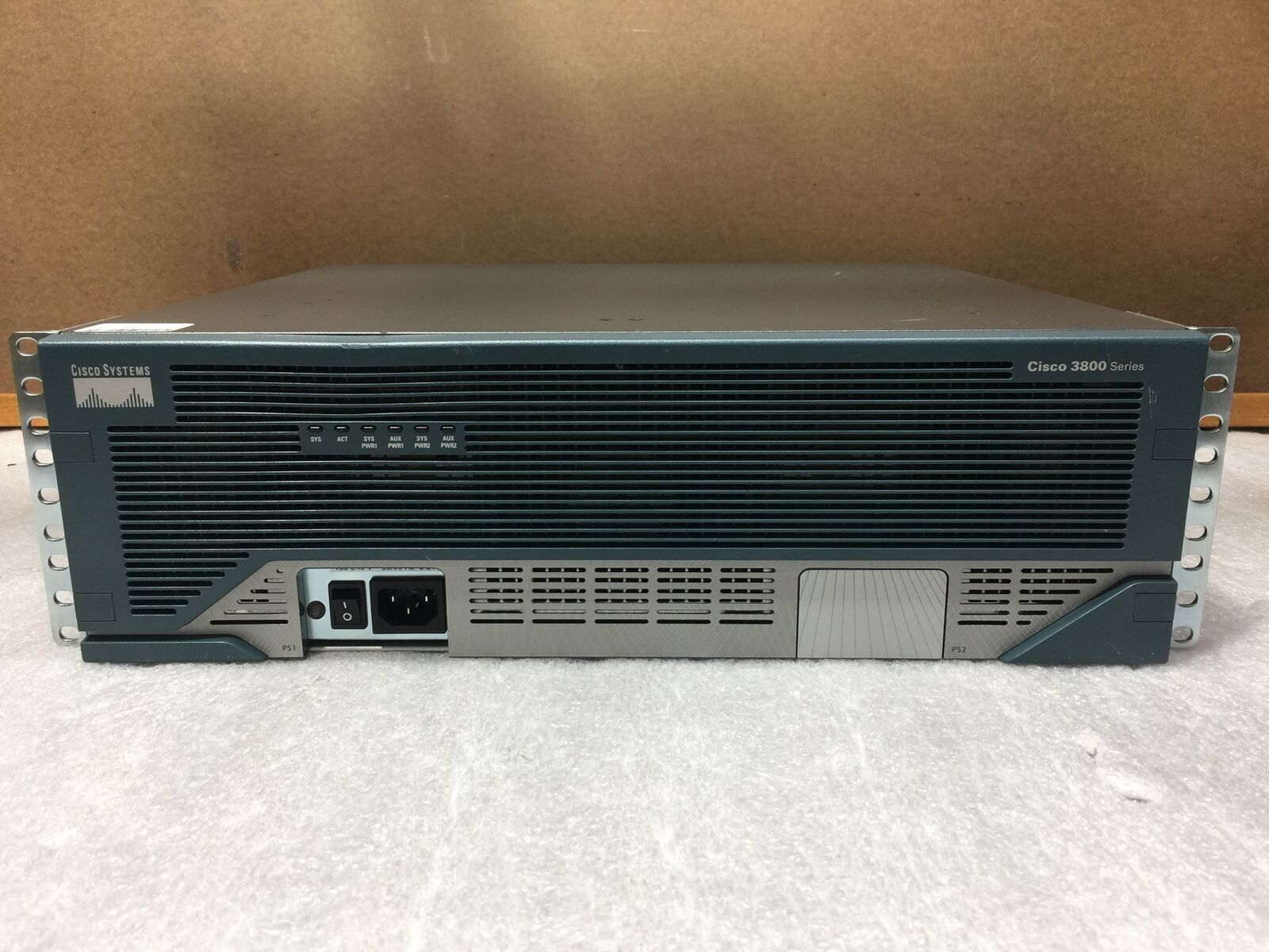 CISCO 3800 SERIES INTEGRATED SERVICES ROUTER CISCO3845 V01, Tested & Working