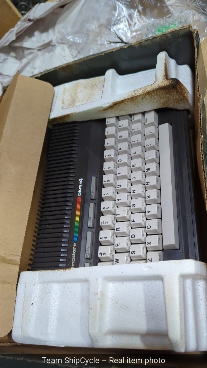 Commodore Plus4 Computer CBM 264 Original Box Not Working Repair or Part G2U Commodore Plus4 Computer CBM 264 Original Box Not Working Repair or Part G2U