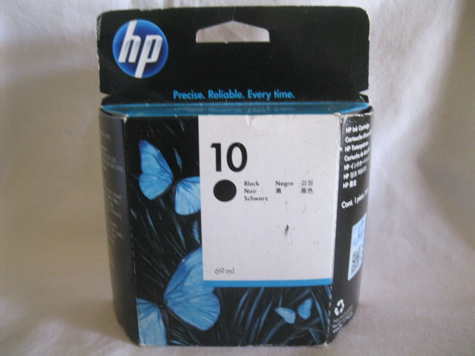 2012 Genuine New Sealed HP 10 Black Ink C4844A 69ml DJ 500 800 2000C 9110 + OEM