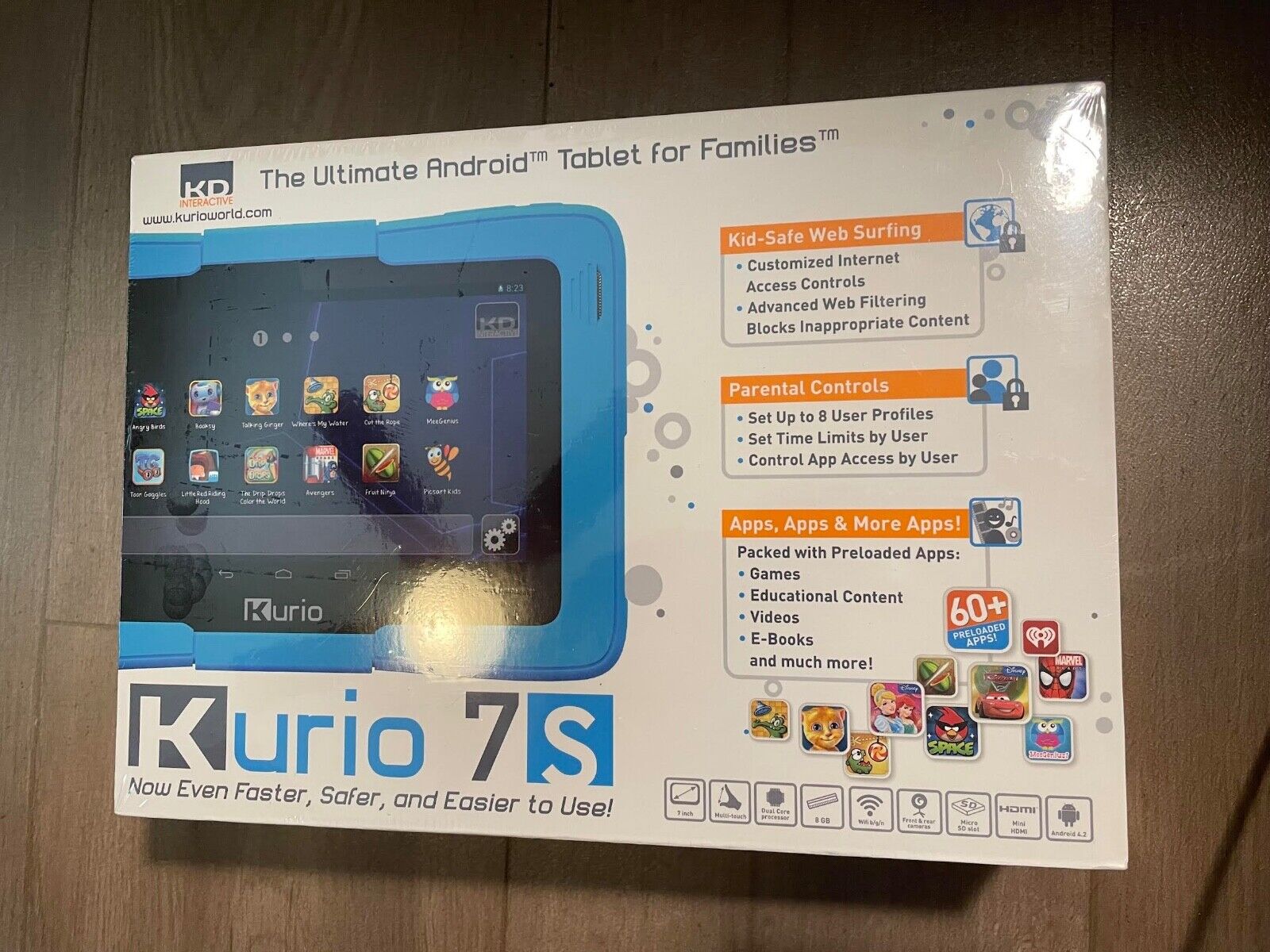 KD Interactive (2013) KURIO 7 Kids Tablet brand new