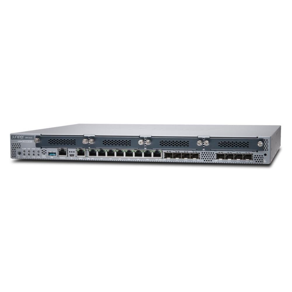 Juniper SRX345 Firewall SRX345-SYS-JB Services Gateway 8 x GbE SFP