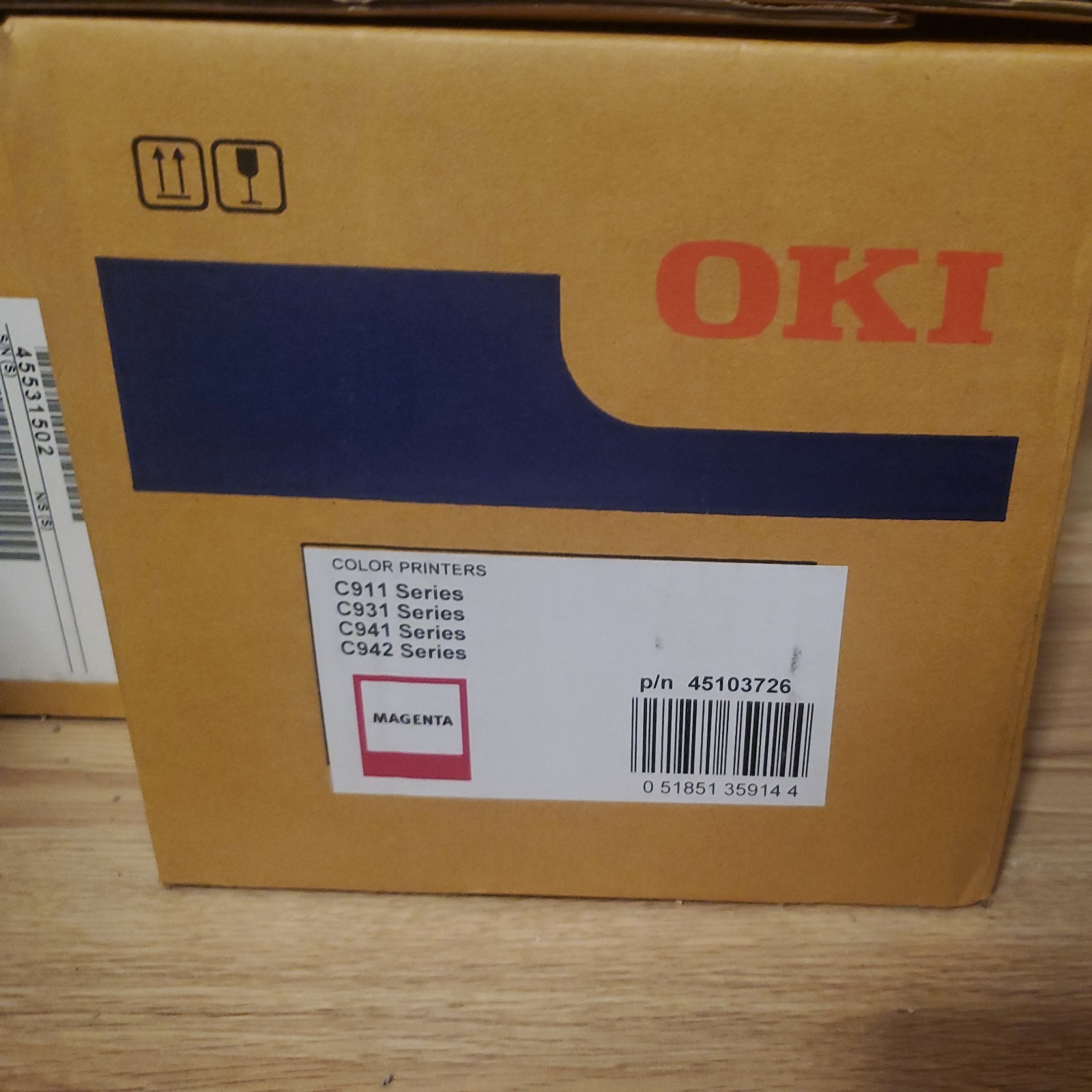 Okidata 45103726 Magenta Image Drum for C900 Series New OEM Okidata 45103726 Magenta Image Drum for C900 Series New OEM