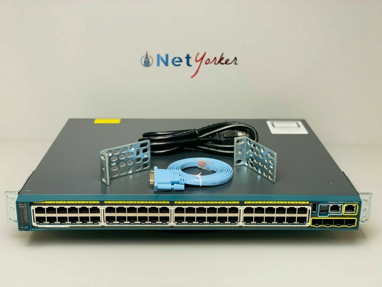 Cisco WS-C2960S-48FPS-L - 48 Port PoE+ Gigabit Network Switch - SAMEDAYSHIPPING
