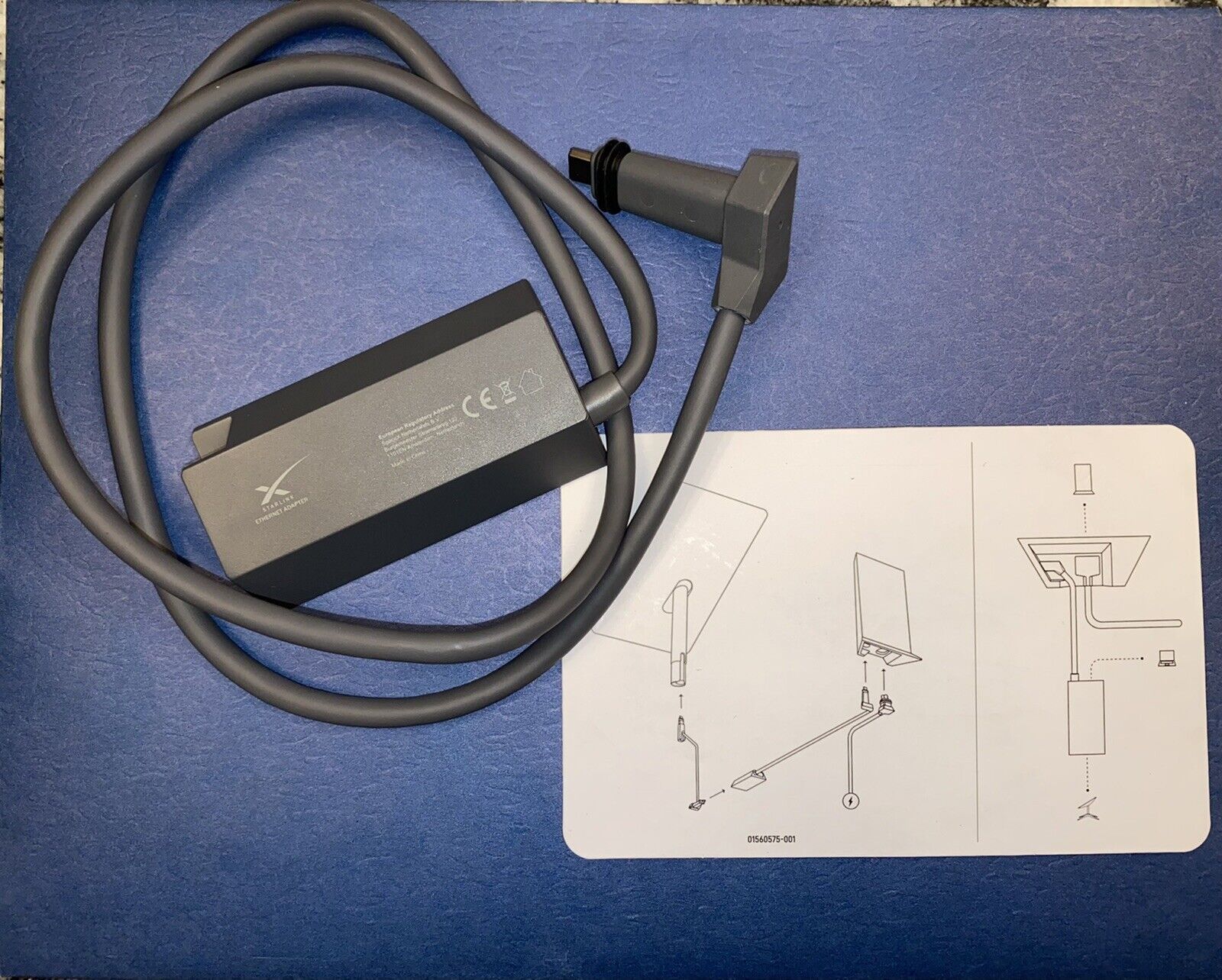 Starlink Ethernet Adapter For RJ45 Ethernet Hook Up