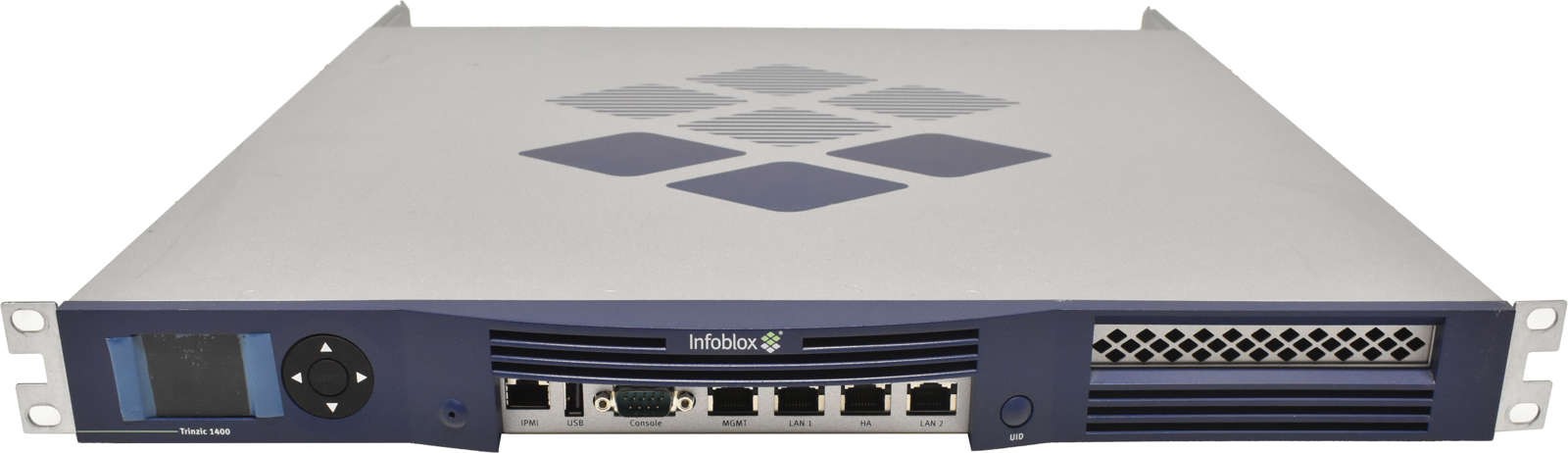 Infoblox Trinzic 1400 Reporting Appliance TE-1410-NS1MSGRID-AC + Mount Brackets