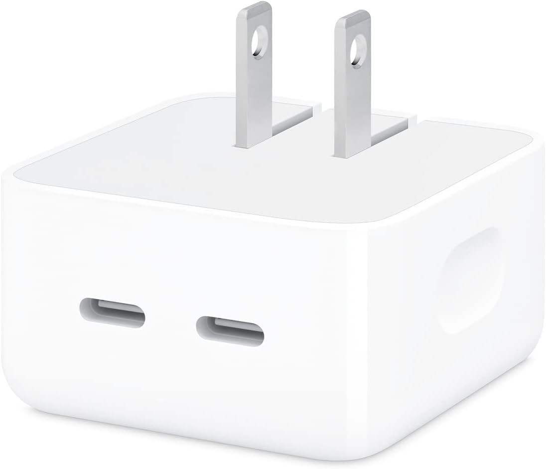 Apple 35W Dual USB-C Port Compact Power Adapter Apple 35W Dual USB-C Port Compact Power Adapter