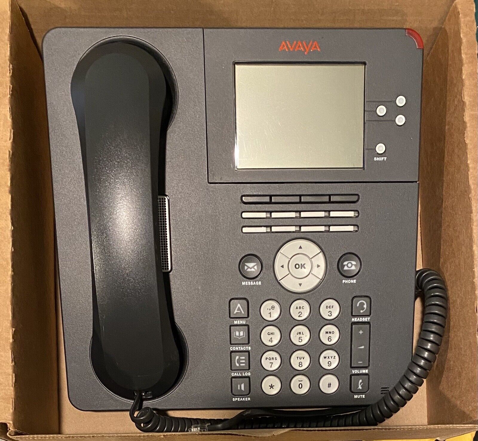 LOT 2 AVAYA 9650 Office IP Phones - TESTED w/ Handsets & Stands