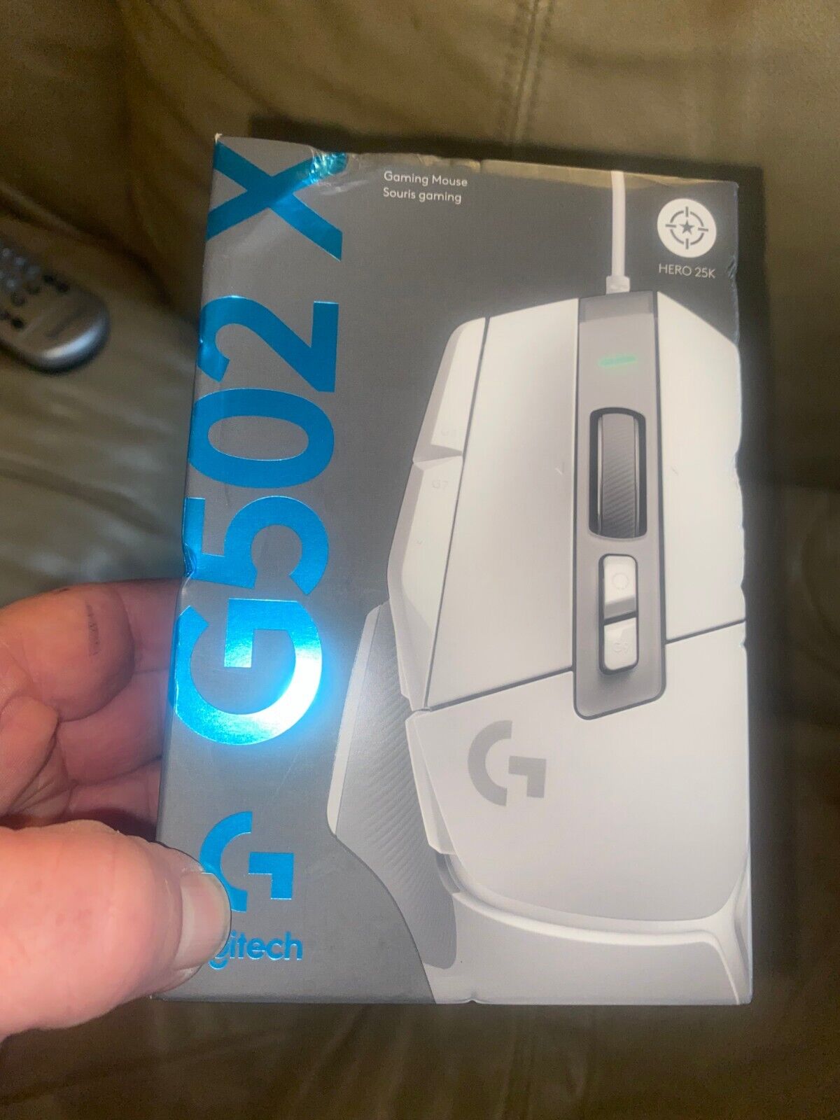 Logitech G502X, Gaming Mouse. Hero 25K