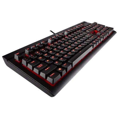 Corsair K68 Mechanical Gaming Keyboard Backlit Red LED CH-9102020 Cherry MX Red