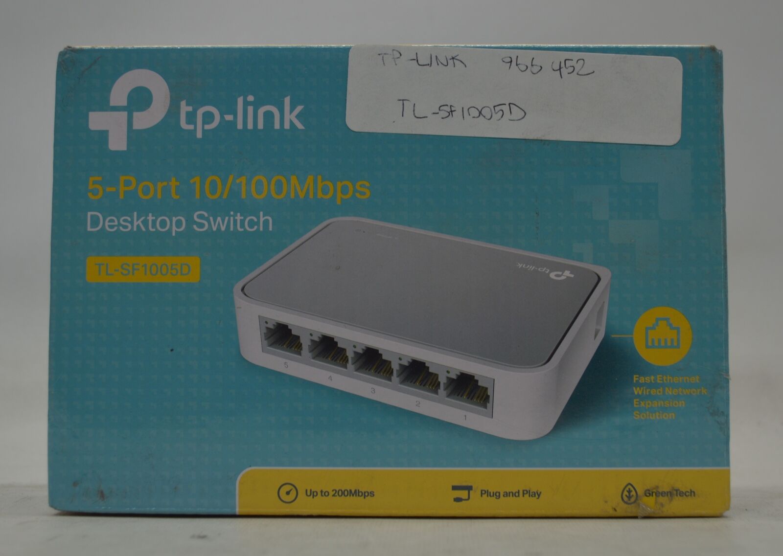 TP-LINK TL-SF1005D 5-Port 10/100Mbps Desktop Switch *New Unused*