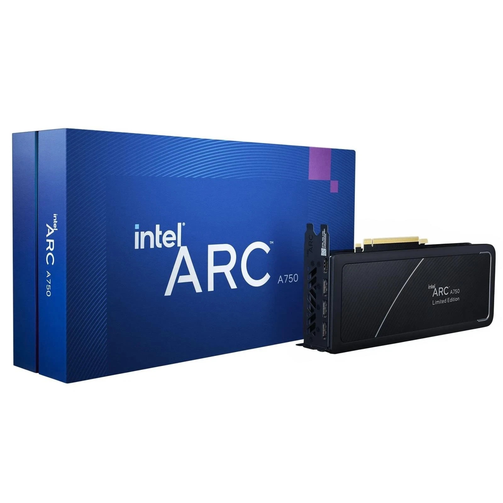 Intel Arc A750 Limited Edition Graphics Card 8GB GDDR6 PCI 4.0 x16 - 21P02J00BA Intel Arc A750 Limited Edition Graphics Card 8GB GDDR6 PCI 4.0 x16 - 21P02J00BA