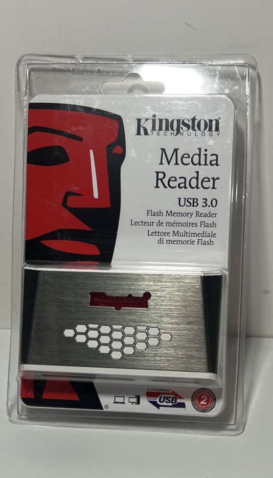 NEW Kingston FCR-HS4 USB 3.0 High Speed Media Card Reader/Writer NEW Kingston FCR-HS4 USB 3.0 High Speed Media Card Reader/Writer