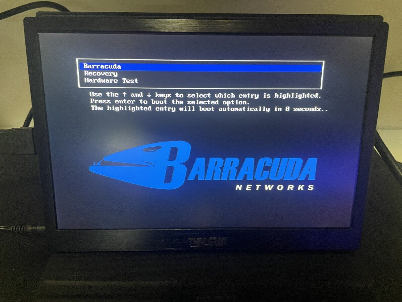 Barracuda Networks Spam Firewall 300 Model, Boots To Login Screen Needs Reset
