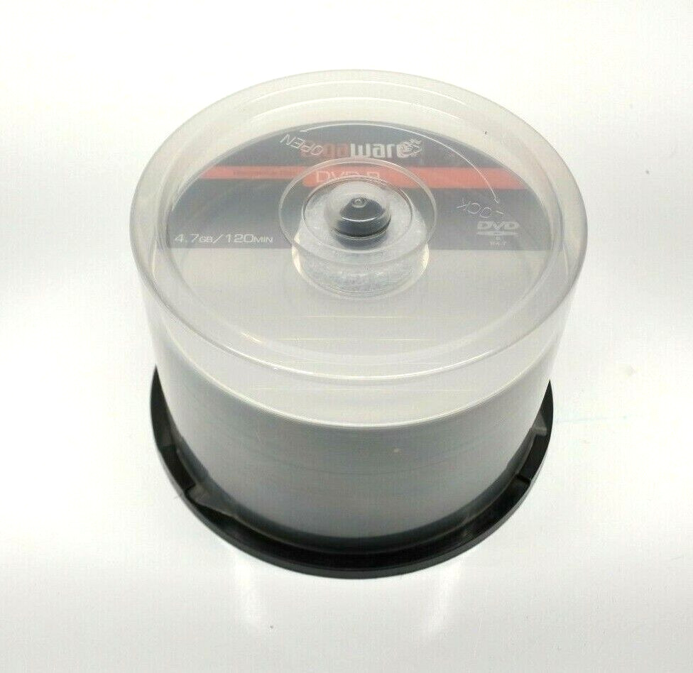 Gigaware 47 DVD-R |4.7GB|120 Min VIDEO DATA 16X Speed Blank Discs Case Bundle