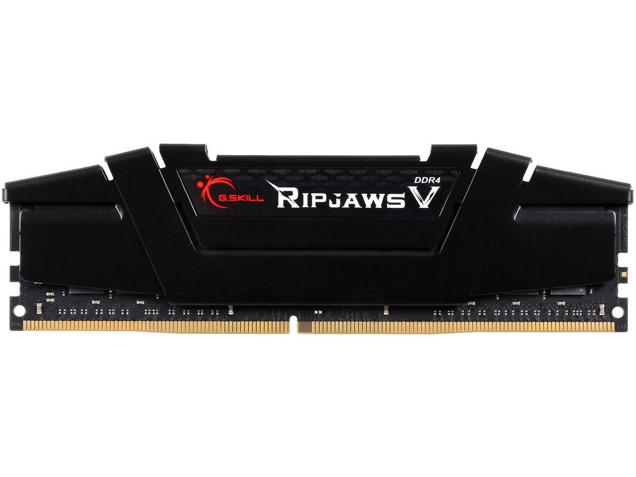 G.SKILL Ripjaws V Series 16GB 288-Pin PC RAM DDR4 3200 (PC4 25600) Desktop Memor G.SKILL Ripjaws V Series 16GB 288-Pin PC RAM DDR4 3200 (PC4 25600) Desktop Memor