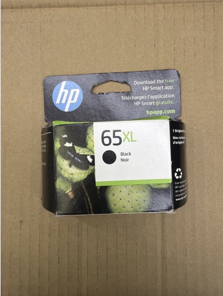  HP 65XL Black Ink Cartridge  Qty 3 , New , 2026