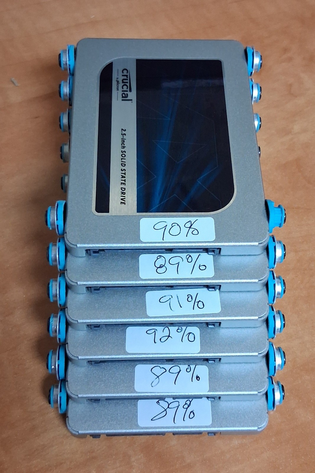 6 Pack Cruicial MX500 250GB SSD SATA 2.5\ 6 Pack Cruicial MX500 250GB SSD SATA 2.5\