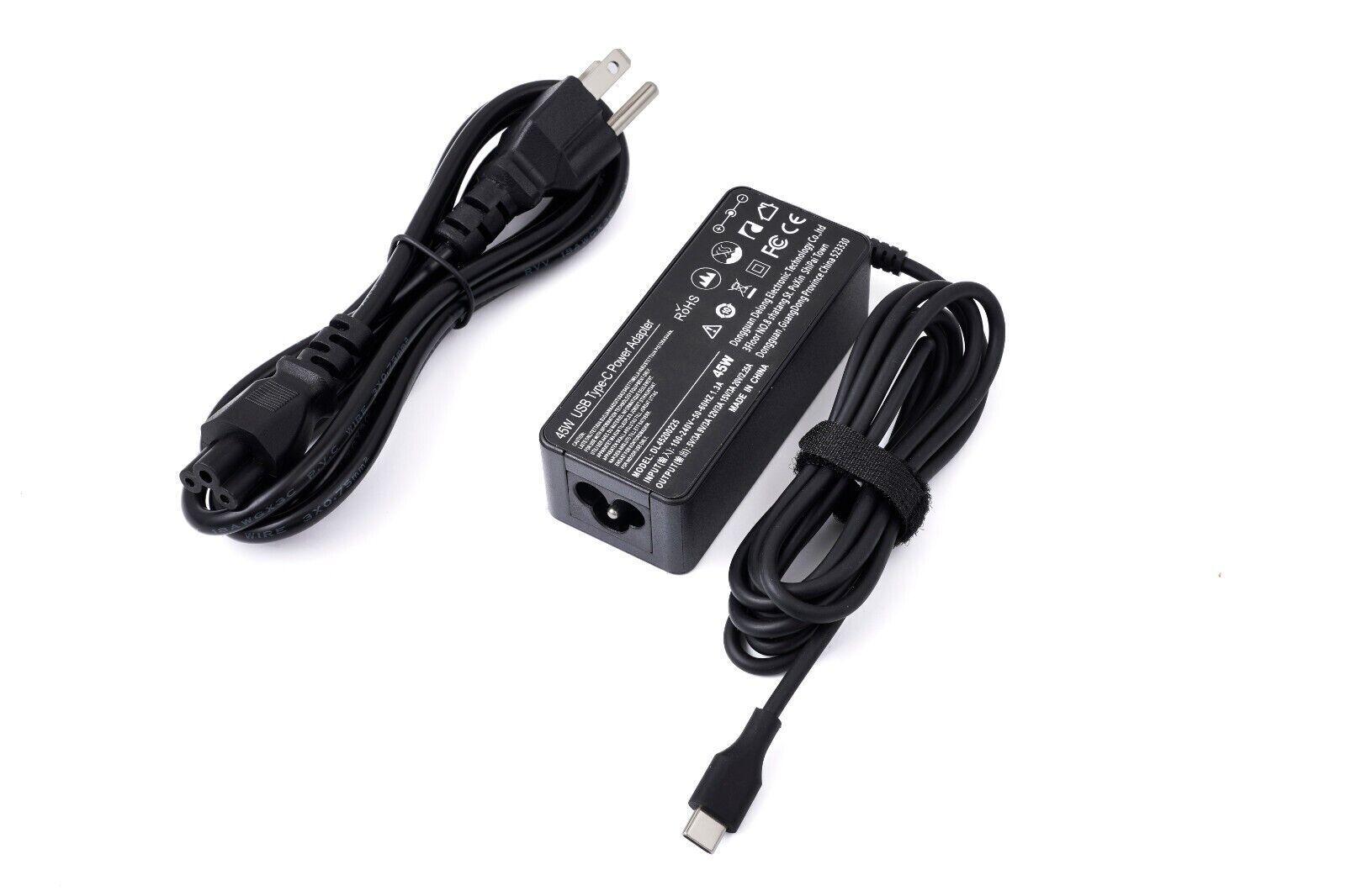 45W USB-C Charger For Lenovo ThinkPad T480 T580s T490 T495s Power Supply Cord