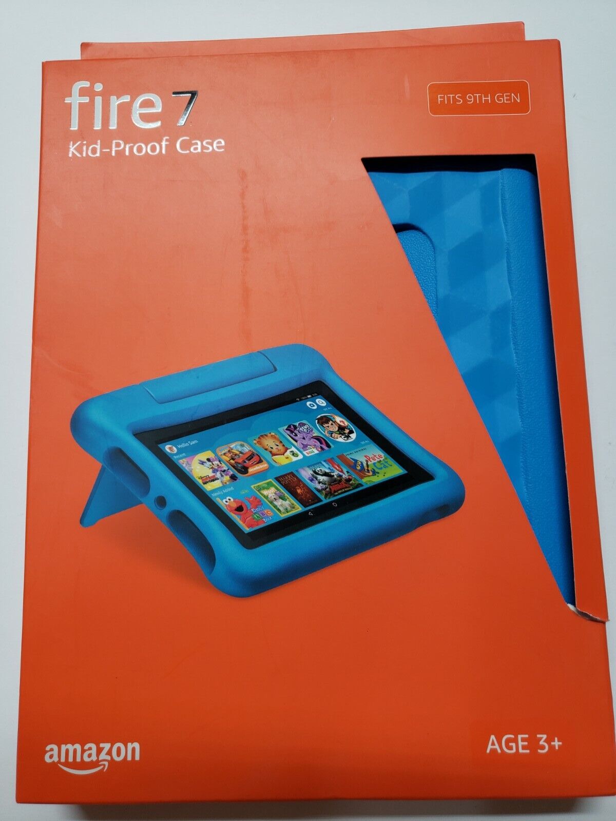 Kid-Proof Case for Amazon Fire 7 (9th Generation - 2019 Release) - Blue