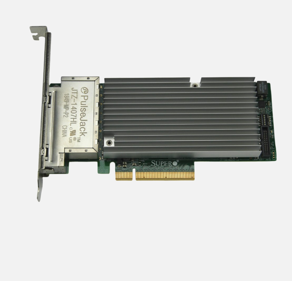 SuperMicro AOC-STG-i4T Intel XL710-T4 X557-T4 Quad Port 10GbE PCIe Network Card SuperMicro AOC-STG-i4T Intel XL710-T4 X557-T4 Quad Port 10GbE PCIe Network Card