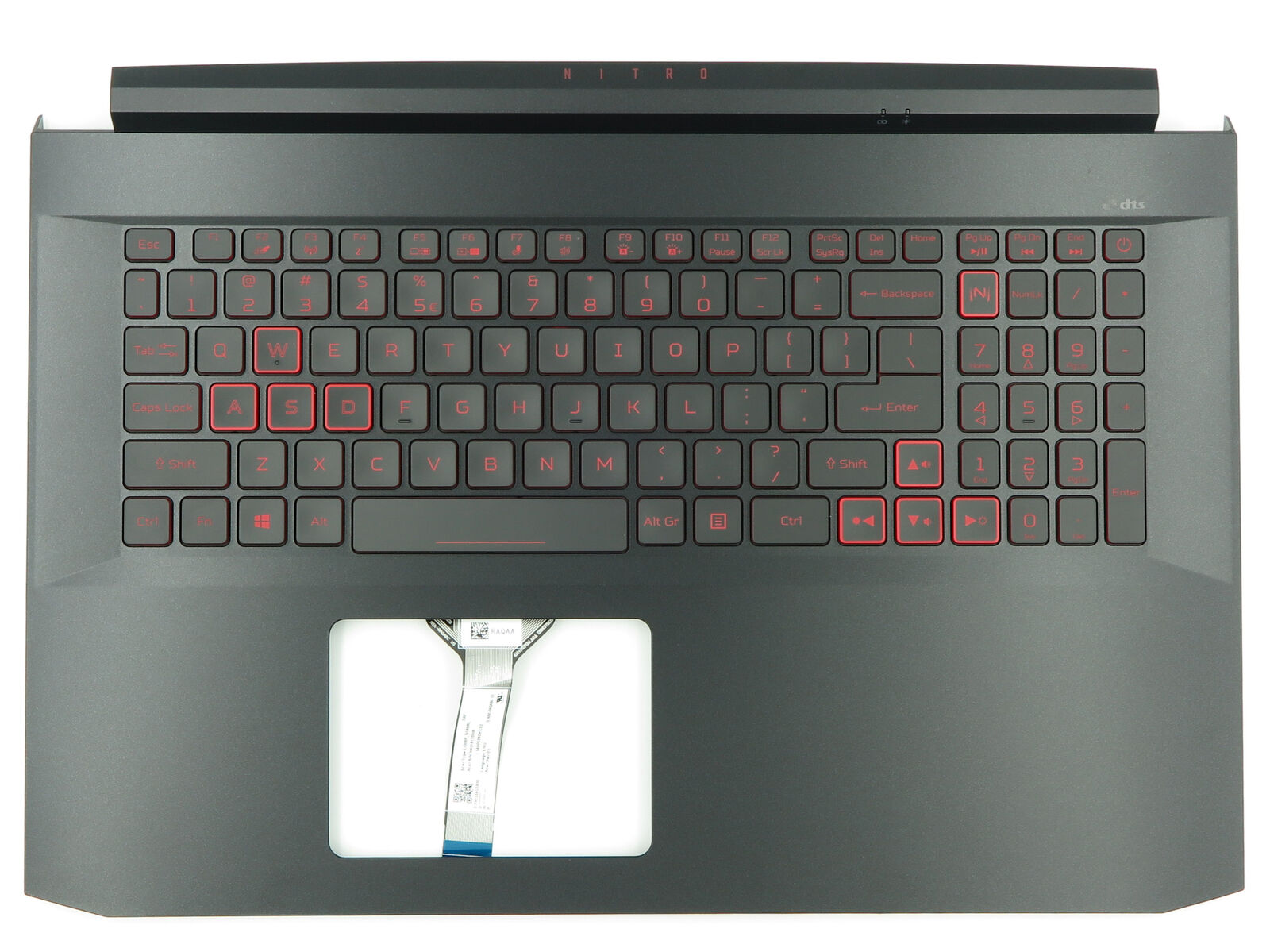 FOR Acer Nitro 5 AN517-41 Palmrest Keyboard US-International