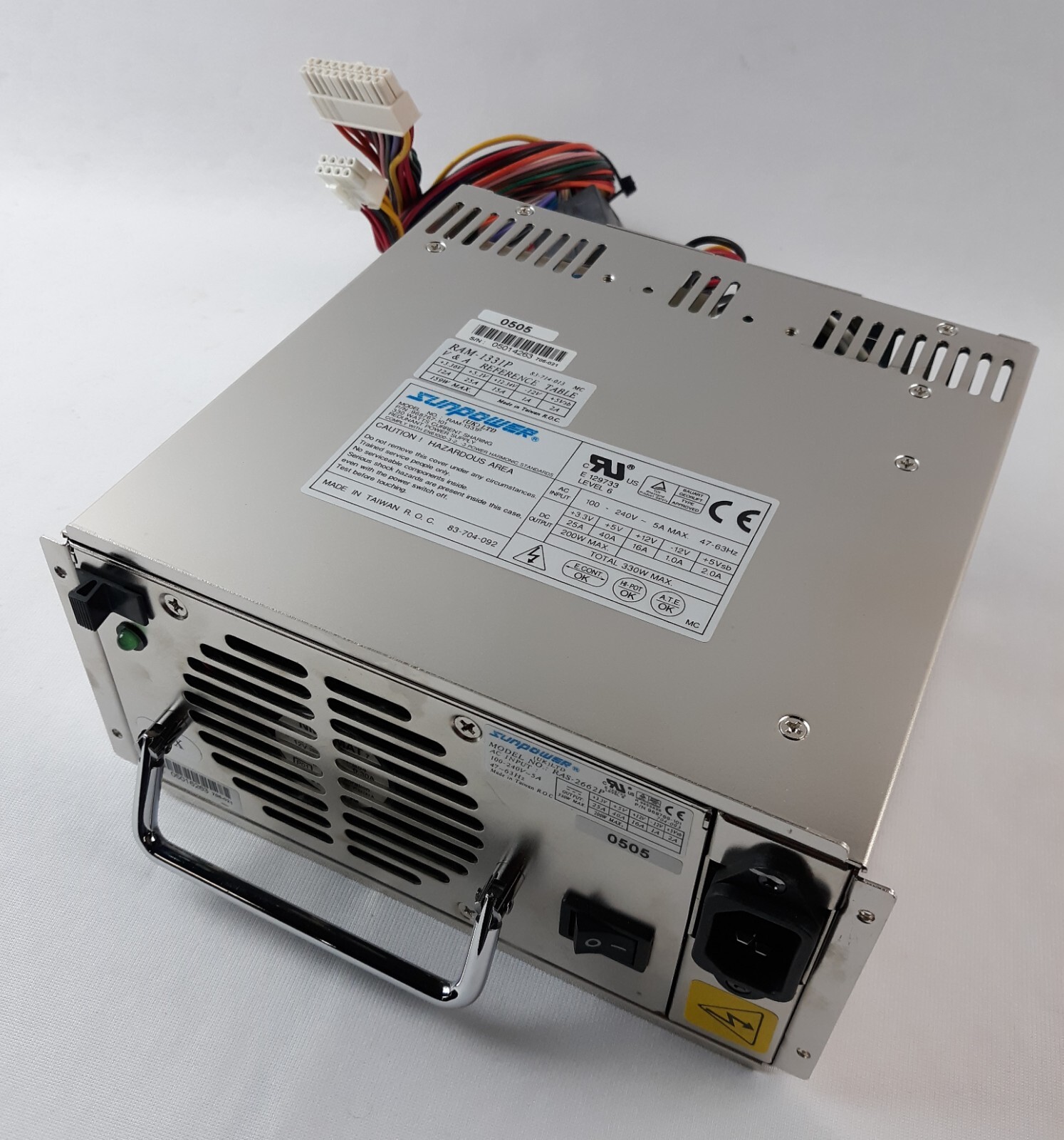 Sunpower RAM-1331P RAS-2662P Power Supply Sunpower RAM-1331P RAS-2662P Power Supply