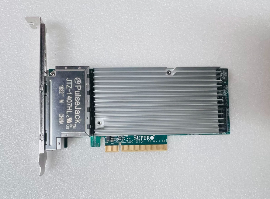 Supermicro AOC-STG-i4T X710-T4 Quad 10G RJ45 NIC PCIe x8 10GBase-T Ethernet Card