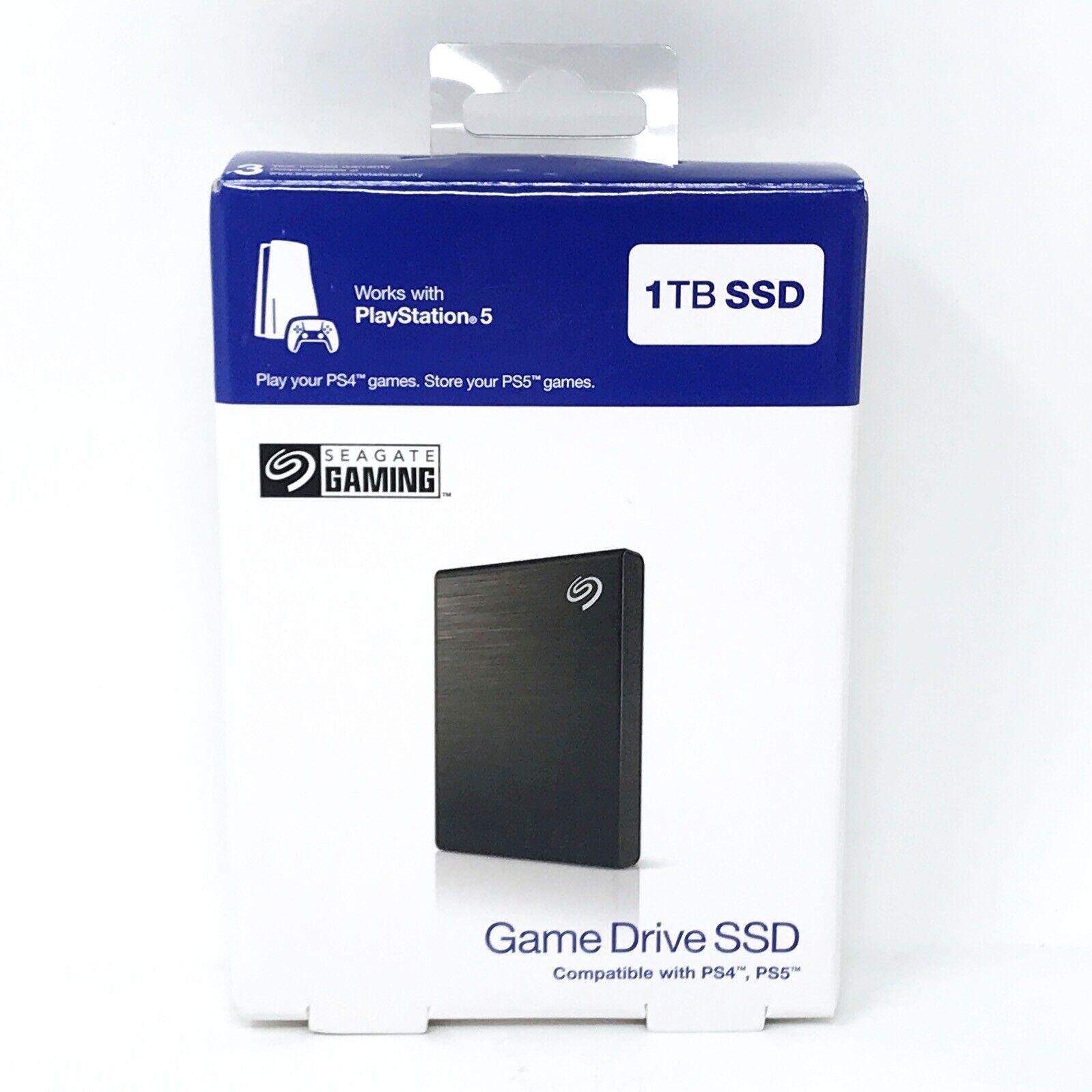 Seagate Game Drive for PlayStation 4 & 5 - 1 TB SSD External Hard Disk Drive New